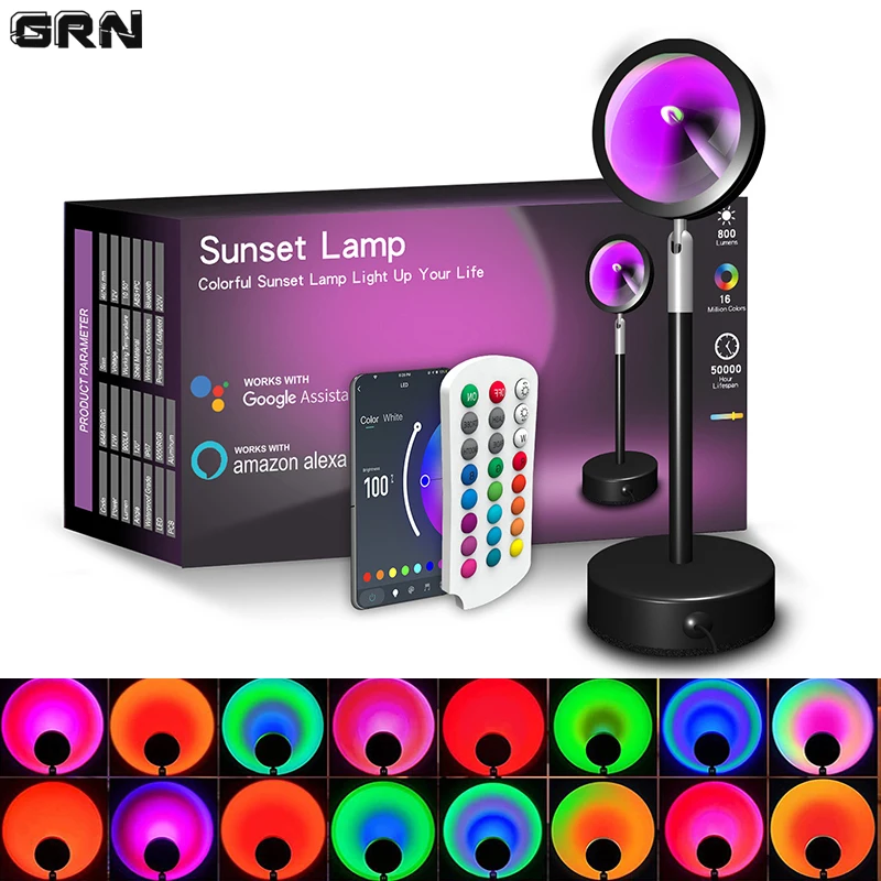 Smart Home Networking - Inteligentna dioda LED lampa zachód słońca
