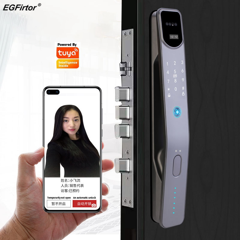Smart Home Lock - Tuya Wifi elektroniczny czytnik linii papilarnych