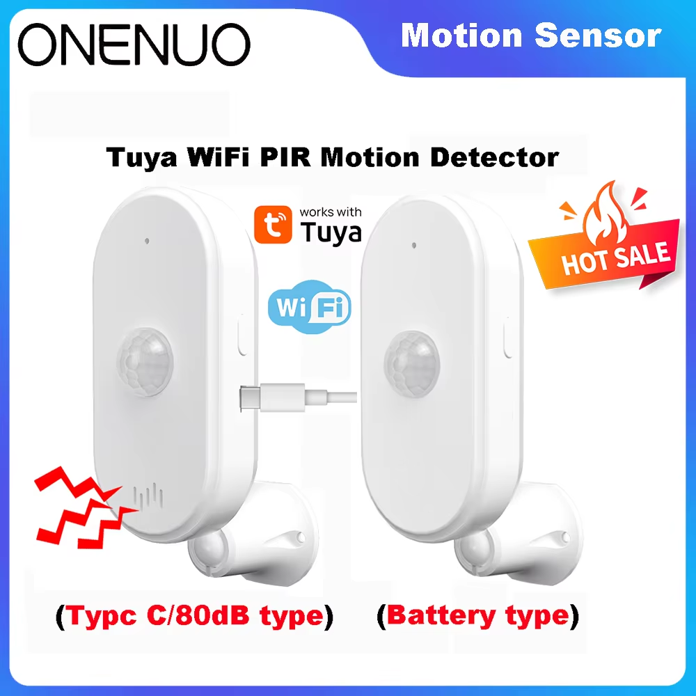 Smart Home Networking - Czujnik ruchu PIR WiFi Tuya, czujnik