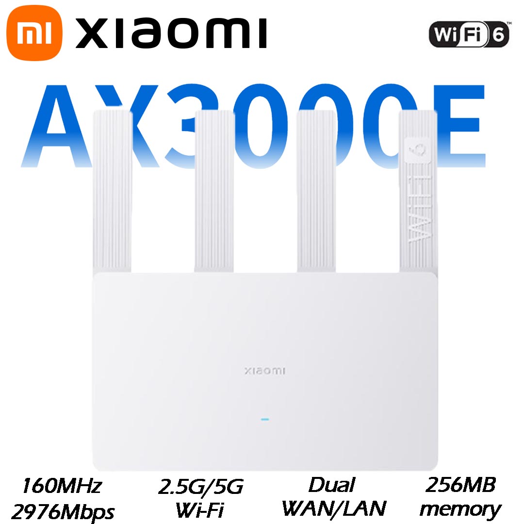 Smart Home Router - Router Xiaomi AX3000E WiFi6 2976Mbps 2.4G/5GHz