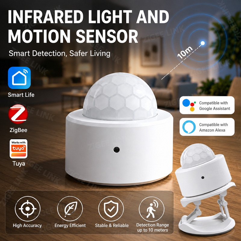 Smart Home Zigbee 3.0 - Czujnik ruchu PIR ZigBee 3.0, bezprzewodowy