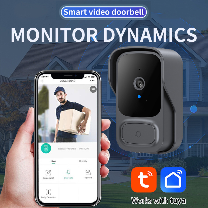Smart Home Video Doorbell Installation - Kamera dzwonkowa WiFi Tuay z magazynowaniem