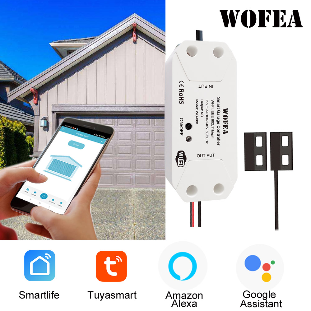 Wifi Smart Plug - Wofea Tuya Inteligentny Sterownik Bramy Garażowej