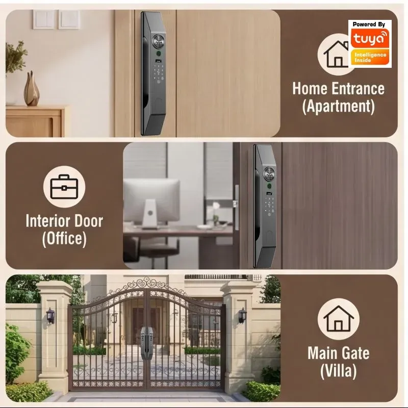 Wielojęzyczny zamek do drzwi z – Smart Home Lock recenzja i cena
