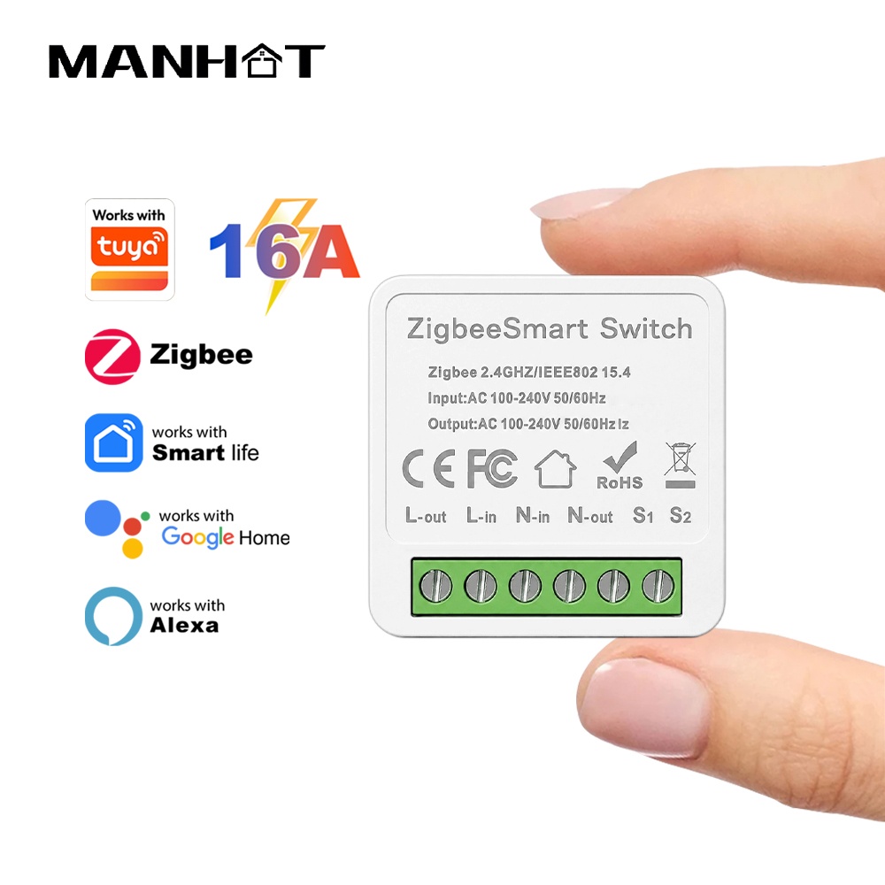 Moduł przełącznika Manhot ZigB – Smart Home Zigbee 3.0 recenzja i cena