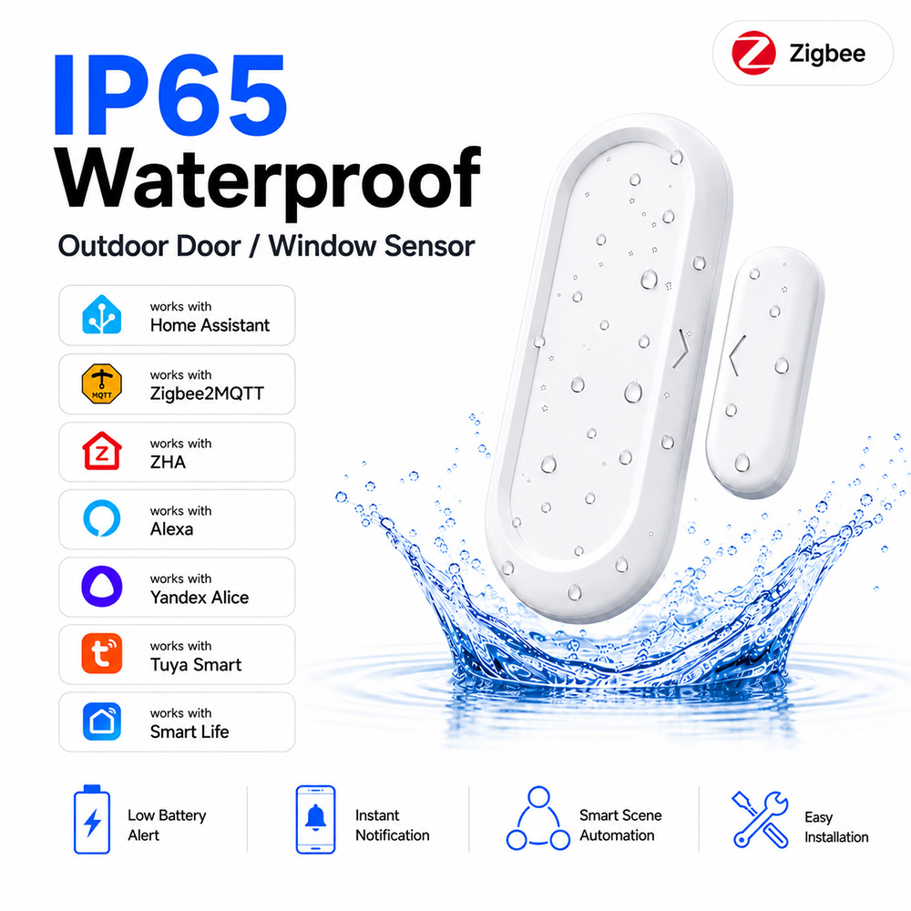 Czujnik otwarcia drzwi/okien Z – Smart Home Zigbee 3.0 recenzja i cena