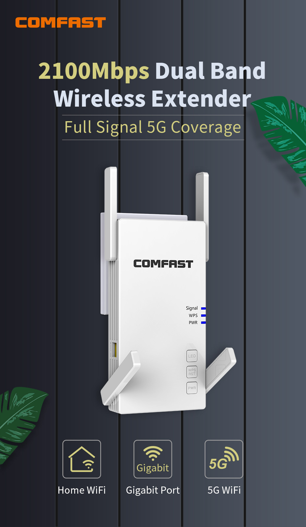 Comfast AC1200/AC2100 Dwuzakre – Smart Home Router recenzja i cena