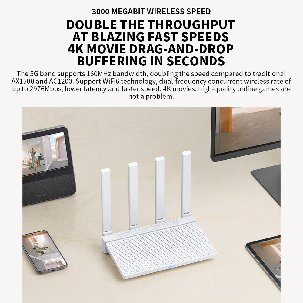 Oryginalny router Xiaomi AX300 – Smart Home Router recenzja i cena