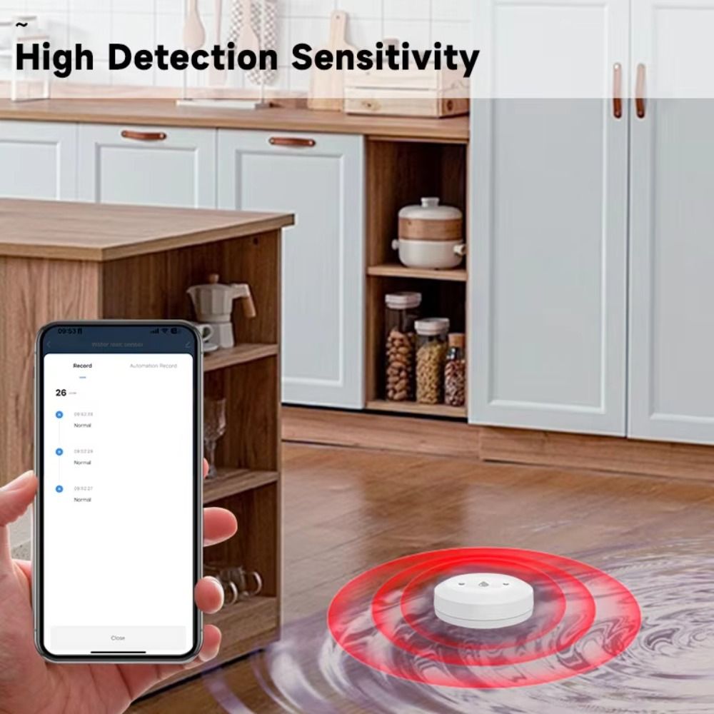 Funkcja alarmu, czujnik wody Z – Smart Home Zigbee 3.0 recenzja i cena